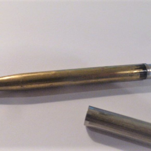 Unmarked Antique PEN & HOLDER Vintage Pen Holder Vintage Desk Cross Stylo - Picture 6 of 9